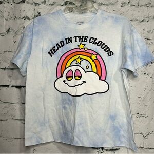 Mighty Fine Cropped Short Sleeve Graphic Shirt